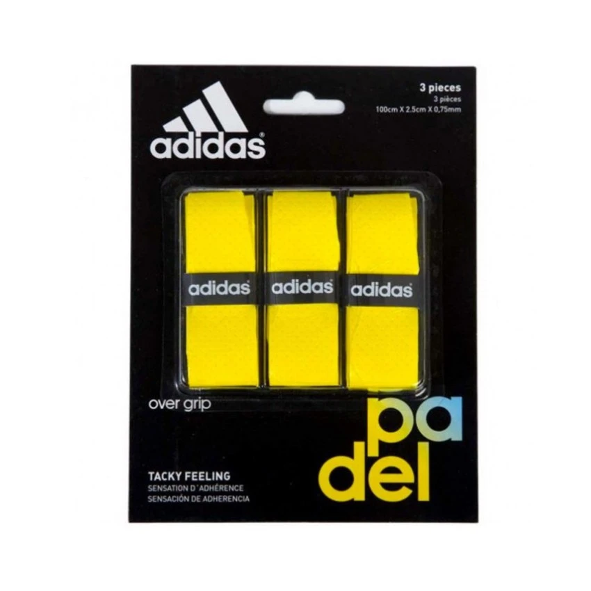 PACK OVERGRIPS ADIDAS X3 AMARILLO 3 PACK OVERGRIPS ADIDAS X3 AMARILLO