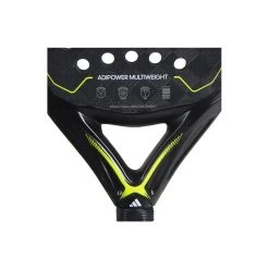 PALA ADIDAS ADIPOWER Multiweight BLACK/YELLOW -K-Swiss Comercio pala adidas adipower multiweight black yellow 3