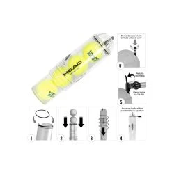 PRESURIZADOR DE PELOTAS HEAD X4 BOMBA -K-Swiss Comercio presurizador de pelotas head x4 bomba 5