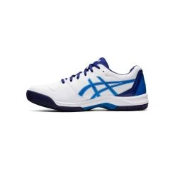 ZAPATILLA ASICS GEL-DEDICATE 7 CLAY WHITE/ELECTRIC BLUE -K-Swiss Comercio zapatilla asics gel dedicate 7 clay whiteelectric blue 2