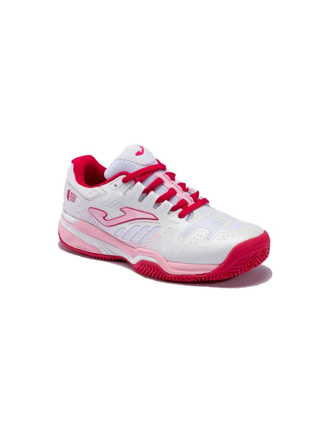 ZAPATILLA JOMA SLAM JR 2232 CLAY BLANCO/FUCSIA 6 ZAPATILLA JOMA SLAM JR 2232 CLAY BLANCO/FUCSIA - Imagen 4