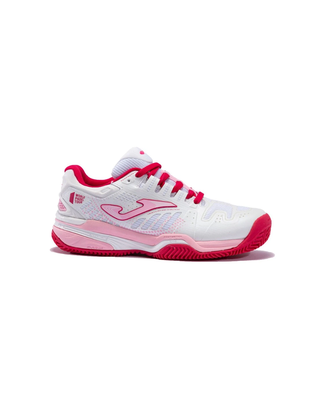 ZAPATILLA JOMA SLAM JR 2232 CLAY BLANCO/FUCSIA 3 ZAPATILLA JOMA SLAM JR 2232 CLAY BLANCO/FUCSIA