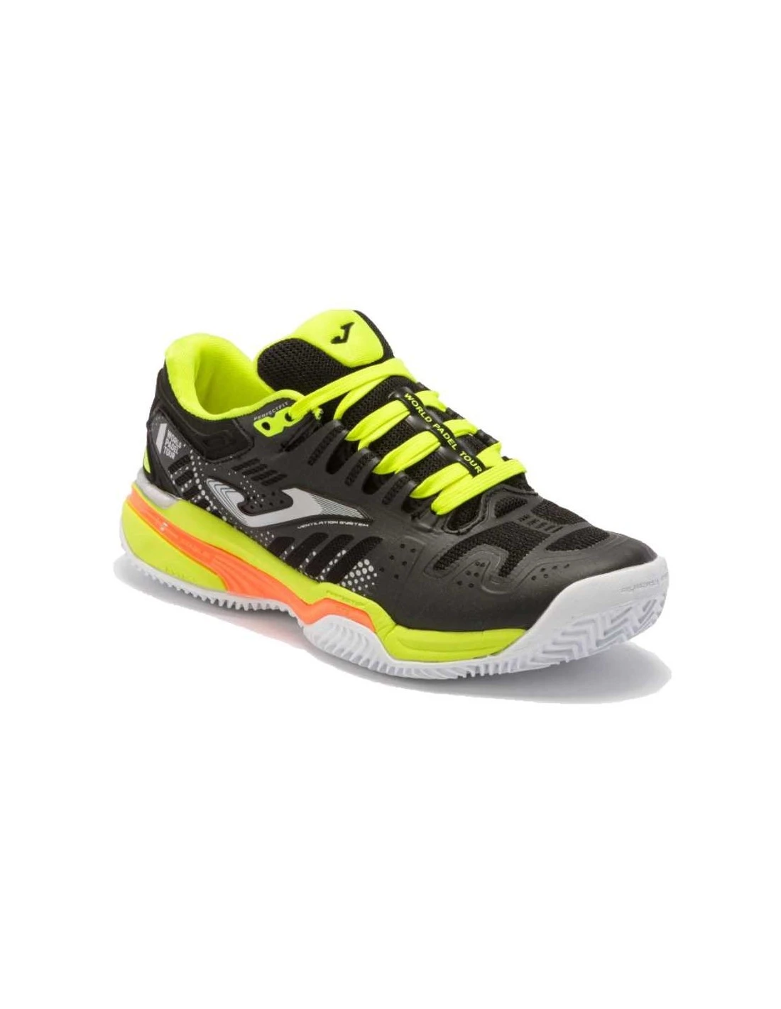ZAPATILLA JOMA SLAM JUNIOR 2101 AMARILLO FLÚOR 6 ZAPATILLA JOMA SLAM JUNIOR 2101 AMARILLO FLÚOR - Imagen 4
