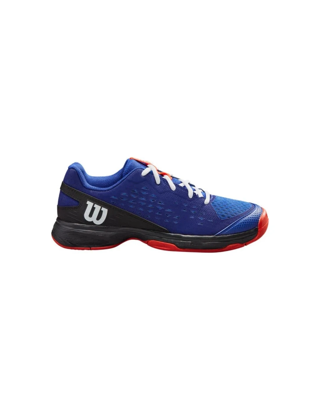 ZAPATILLA WILSON RUSH PRO JR L BLU/BK/ORAN 3 ZAPATILLA WILSON RUSH PRO JR L BLU/BK/ORAN