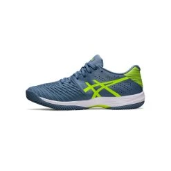 ZAPATILLAS ASICS SOLUTION SWIFT FF CLAY STEEL BLUE/HAZARD GREEN -K-Swiss Comercio zapatillas asics solution swift ff clay steel bluehazard green 2