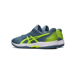 ZAPATILLAS ASICS SOLUTION SWIFT FF CLAY STEEL BLUE/HAZARD GREEN -K-Swiss Comercio zapatillas asics solution swift ff clay steel bluehazard green 4